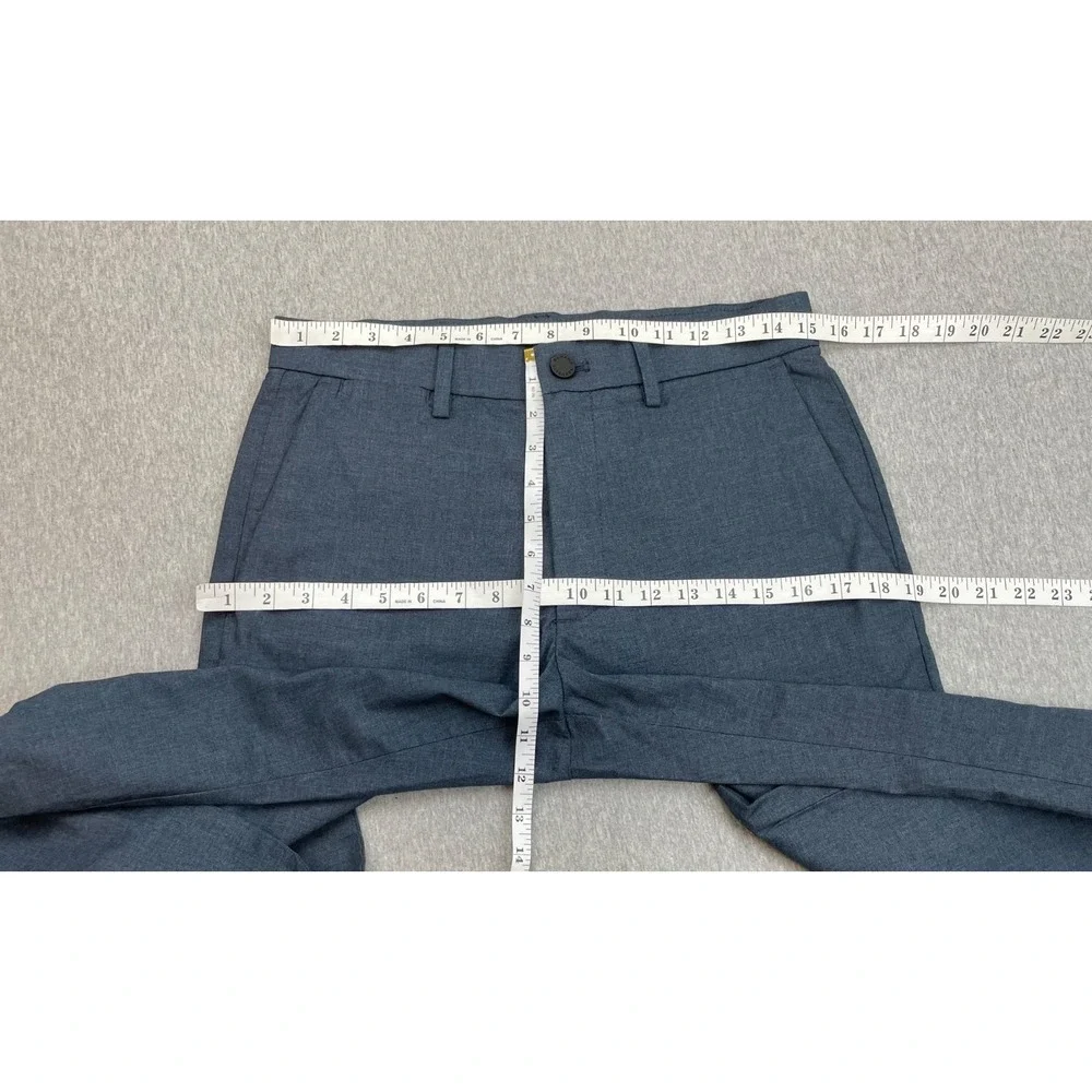 Banana Republic Pants Mens 29 X 30 Blue Cotton Bland Stretch Flat Front Chino